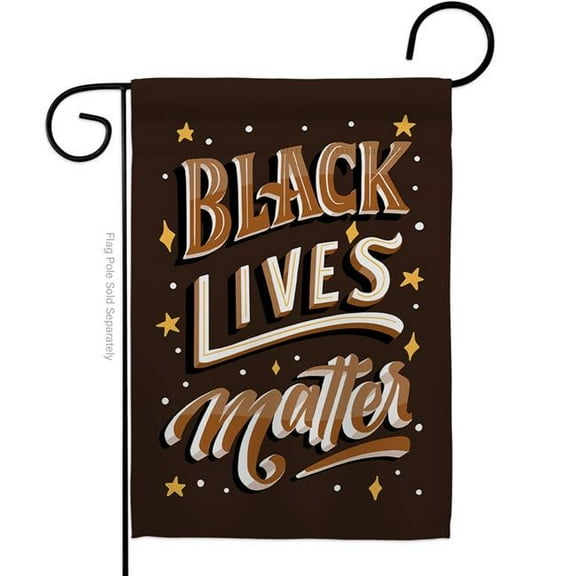 USA Decoration G170055-BO 13 x 18.5 in. BLM Unity Black History Lives Matter Double-Sided Decorative Vertical Garden Flags - House Decoration Banner Yard Gift