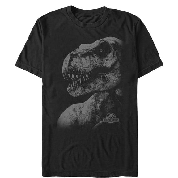 Men's Jurassic World Tyrannosaurus Rex Teeth  Graphic Tee Black 2X Large
