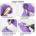 thumbnail image 2 of Impact Wrench to Electric Hammer Adapter High Carbon Steel Wrench to Hammer Converters Drill Chucks Adapter for Square, 2 of 4