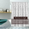 thumbnail image 2 of Shower Curtain Liner, 4G PEVA Marble Cloud Shower Liner, Plastic Waterproof Shower Curtains, 72x72 inch with Grommet Holes 3 Magnetic Weights, 2 of 6