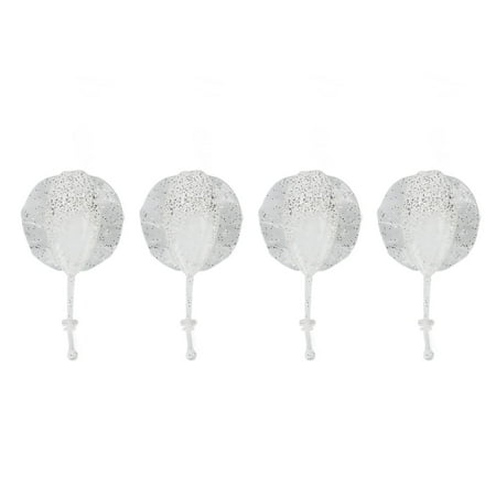 4-Pack 9cm 14g Sinking Soft Swimbait Realistic Swim Bait Lure Fishing Tackle Gear - White