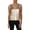 Pink - blush, variant on RACHEL ZOE $99 Womens New 1373 Beige Sequined Sleeveless V Neck Casual Top M B+B