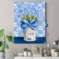 thumbnail image 4 of UXIEQU Blue Hyacinth Flower Pot Canvas Wall Art Print 15.75x11.81 Inches, 4 of 8