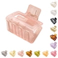 thumbnail image 2 of French Hair Claw Clip Small Solid Color Rectangle Hair Clamp Geometric Hair Claw, 2 of 10