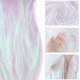thumbnail image 4 of Tela de organza de 6,6 × 1,6 yardas de largo, tela de organza sólida para novias, tela de poliéster de organza con degradado mágico, tela de gasa holográfica iridiscente para vestido por, 4 of 9