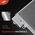 thumbnail image 2 of A-Premium Air Conditioning A/C Condenser Compatible with Chevrolet Trax 2013-2020 L4 1.4L, Replace# 4951, 95465726, 2 of 8