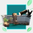 thumbnail image 3 of Tizuqe Reptile for Turtle Vivarium Box with Basking Platform Ramp Home Aquarium Accesso, 3 of 10