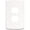Pure White, variant on Franklin Brass Soft Arch (3-Pack) Outlet Covers Satin Nickel 1-Gang Oversized Wall Plate Single Duplex Switch Plates Electrical Outlet Covers W35892K-SN-CP