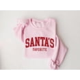 thumbnail image 2 of Santas Favorite Sweatshirt, Santa Winter Holiday Sweatshirt - Sizes S-5XL ,Art Print JSC, 2 of 5