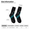 thumbnail image 4 of Lsque Geometry Dash Printed Men's Crew Socks, Soft Durable Breathable Moisture-Wicking with Odor Control Cotton socks, 4 of 7