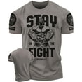 thumbnail image 2 of Gymish Stay In Fight Workout T-Shirt - Funny Gym Shirt, Men's Lifting Tee, Workout T-Shirt for Men, Athletic Gym Wear, Fitness & Weightlifting Shirt, 2 of 6