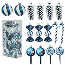 Christmas Ball Ornaments - 15Pcs Christmas Set Christmas Ball Pinecone Candy Candy Tree Pendant Christmas Gift Festival Christmas Decorations