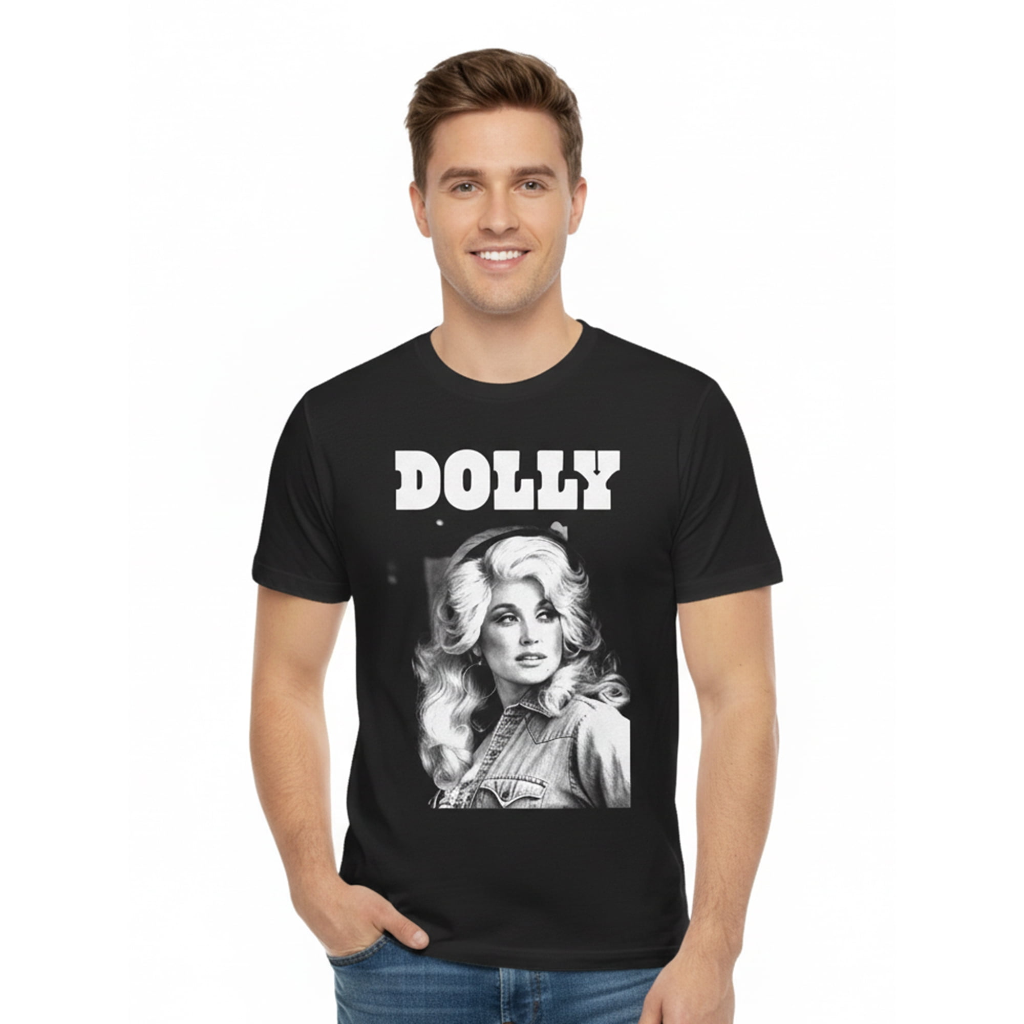 Dolly Parton, Men's & Big Men's Graphic Tee, Sizes S-3XL