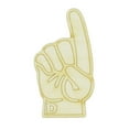 thumbnail image 2 of Pack of 1, 6 Inch x 1/4 Inch D American Sign Language Detailed Wood Letters for Children or Adult Art and Craft Project, Home Décor and DIY Fun, Made in USA, 2 of 2