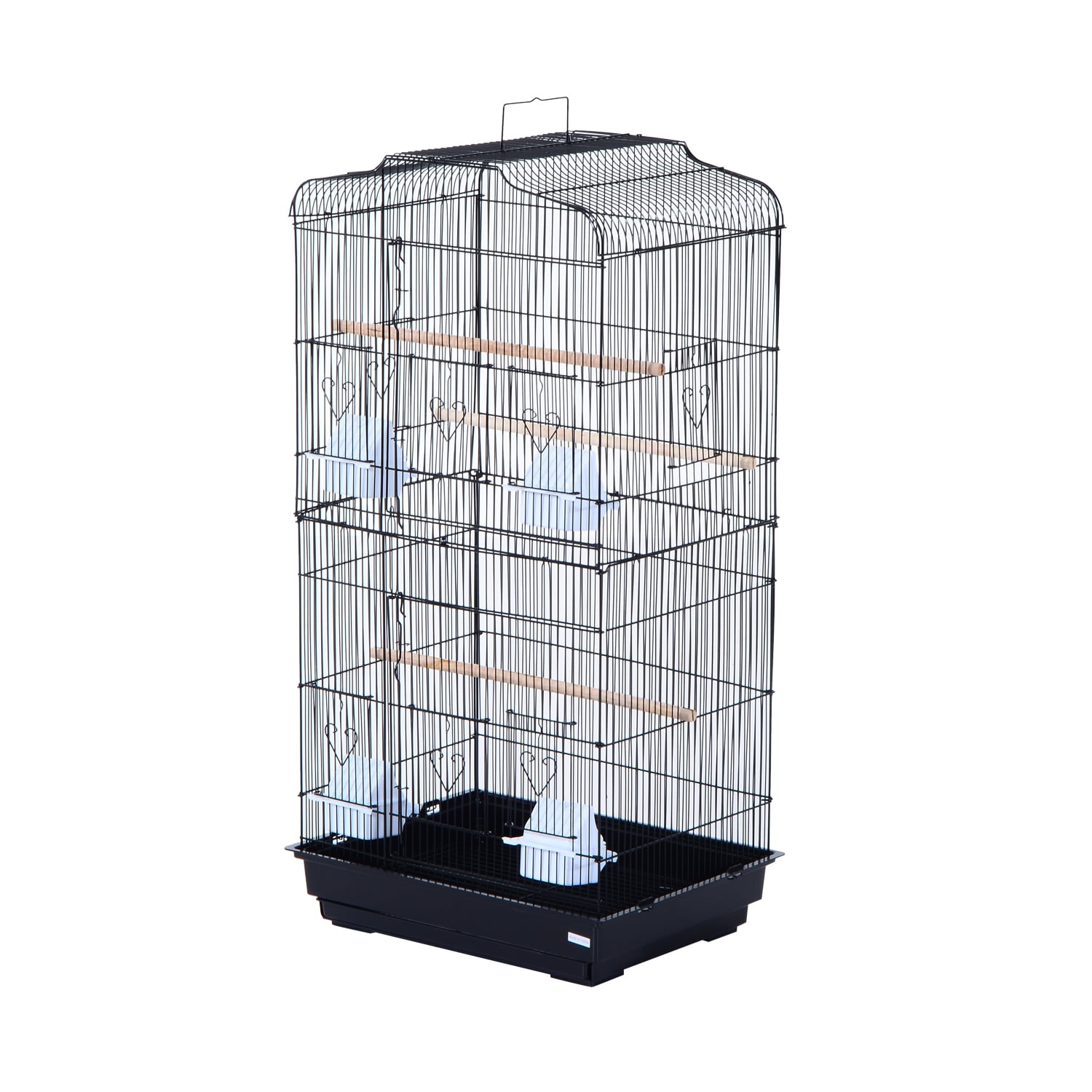 36" Bird Cage Cockatoo Macaw Play House Parrot Finch 2 Doors Pet Perch 