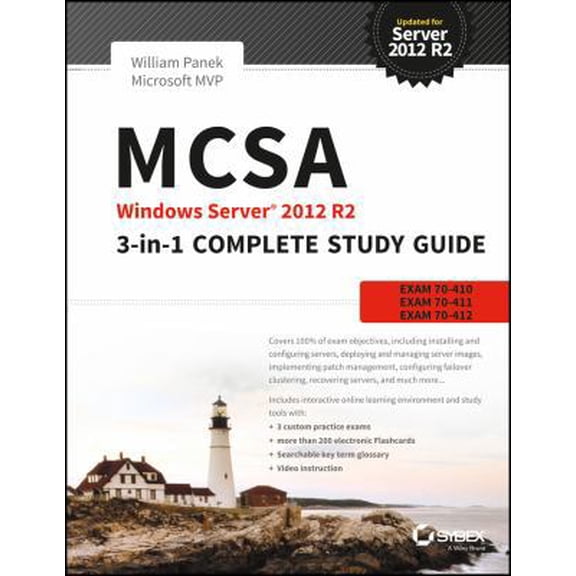 Pre-Owned Mcsa Windows Server 2012 R2 3-In-1 Complete Study Guide: Exam 70-410, 70-411, 70-412 (Hardcover) 8126554673 9788126554676