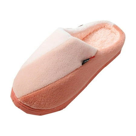 

Cptfadh Slippers For Women Shoes Mens Women s Cute Bowknot Warm Cotton Soft Plush Home Slippers Indoor Outdoo