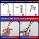 thumbnail image 5 of Grifo Aeroador Ducha Cabeza Extender Cocina ABS Acero Inoxidable Rotación Agua Ahorro Bubbler Tap Boquilla Sprinkler Bajo Ruido corto AweSitey HA010728-01, 5 of 7