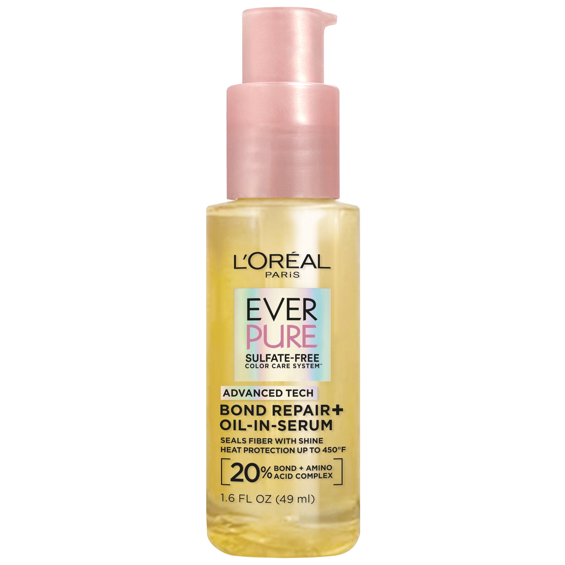 (6 pack) L'Oreal Paris EverPure Bond Repair Oil-in-Serum Hair Repair for Strength and Shine, 1.6 fl oz