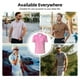 thumbnail image 5 of Fotbe Breast CancerN Ribbons Awareness Camiseta Polo de Golf para Hombre con Estampado – Camisa Deportiva Transpirable con Cuello Abotonado-4X-Large, 5 of 6