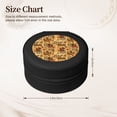 thumbnail image 2 of Yiaed Vintag Ancient Sailboats Print Travel Jewelry Case Bridesmaid Gift Boxes Jewelry Travel Organizer Small Round Jewelry Box Mini Storage-Black, 2 of 7