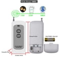 thumbnail image 2 of 433MHZ Wireless Remote Switch AC 110V/120V/220V/ 30A 1CH Relay RF Remote Control Light Switches for Pump Security System, 2 of 8