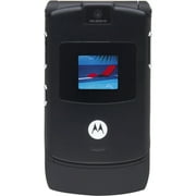 Motorola RAZR V3 5.50 MB Feature Phone, 2.2" LCD220 x 176, 2G, Black