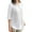 White, variant on Women Short Sleeve Shirts Casual Tops High Low Blouse