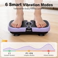 thumbnail image 5 of Hlthair Mini Vibration Plate Machine For Lymphatic Drainage, Shake Plate Exercise Machine Fat Burner For Weight Loss, Portable Shaking Whole Body Workout Vibration Platform for Home Gym 1 Piece, 5 of 10