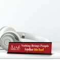 thumbnail image 2 of Nothing Brings People Together Like Food, Friends Black Frame, Desk Sign (2x8"), 2 of 3