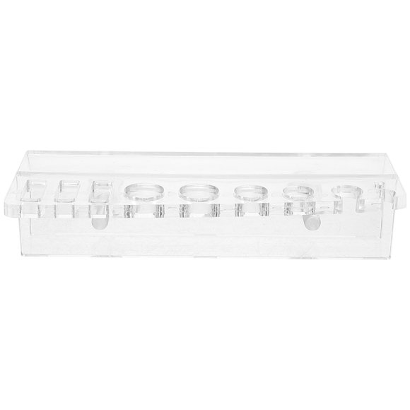EXHUMKY 1Set Aquarium Tool Stand Transparent Acrylic With Rectangular Shape For Easy Fish Tank Upkeep