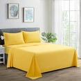 thumbnail image 1 of Marina Decoration 600 Thread Count Ultra Soft Deep Pocket Hotel Standard Solid Bedding Long Staple Percale Cotton All Season Sheet Set with Pillowcase, 1 of 7