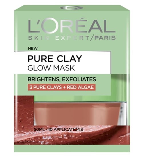 Meget Idol Tilgivende L'Oréal Pure Clay Glow Mask - 50ml - Walmart.com