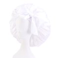 thumbnail image 3 of Gorro de para el cabello de seda para dormir gorros para dormir, diseño de lazos elásticos anchos, transpirable, liviano y agradable para Macarena Gorro de dormir Satin Bonnets, 3 of 7