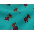 thumbnail image 4 of oneOone Viscose Jersey Fabric Floral & Block Decor Fabric Printed BTY 60 Inch Wide, 4 of 4