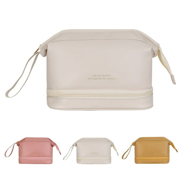 Bolsa de maquillaje - de maquillaje versátil con cremallera y organizador divisor para mujeres Tmvgtek Para Estrenar