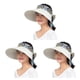 thumbnail image 4 of Sonducket Sombrero para el sol para mujer, a prueba de viento, transpirable, plegable, para viajes de verano, playa, piscina, sombrero para el Type1 NO1, 4 of 6