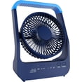 thumbnail image 1 of Ventilador con batería recargable de 20000 mAh, ventilador de camping para tiendas de campaña, ventilador de escritorio USB portátil de larga duración para temporada de huracanes, 3 velocida, 1 of 5