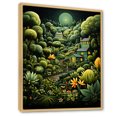 thumbnail image 2 of Designart "Dreamy Mexican Landscape In Oaxacan Art" Mexican Art Floater Framed Canvas Art Print, 2 of 5
