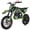 Green, variant on Leopard Mini 40 Dirt Bike, Gas Power 4 Stroke Dirt Bike, Pull Start with 10" Wheels!(Orange)