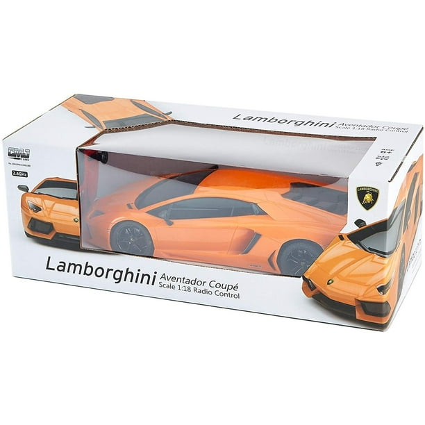 RASTAR RC Lamborghini Jouet Voiture, 1:14 Lamborghini Aventador LP700-4 Voiture  Télécommandée, Phares de Travail - Orange 