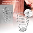 thumbnail image 1 of Soporte Para Secador De Pelo ANGGREK En Espiral De Acero Inoxidable Montado En La Pared, 1 of 7