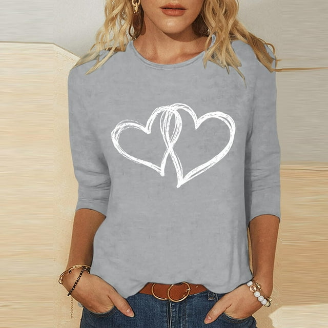 Hauts pour Femmes Manches 3/4 Blouse de Travail Blouses pour Femmes Décontractées Grande Taille Blouses pour Femmes Hauts de Travail Grande Taille Hauts d'Automne Vêtements pour Femmes
