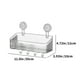 thumbnail image 3 of Gancho Transparente con Potente Ventosa para Estantería de Baño de Pared Montada, 3 of 6