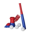 thumbnail image 4 of Máquina de lanzamiento de béisbol para niños, máquina de bateo, práctica, regalo de cumpleaños, equipo de entrenamiento, bate ajustable, lanzador de, 4 of 8