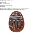 thumbnail image 6 of Cheers.US Mini Wood Thumb Piano Exquisite Fine Workmanship Musical Instrument Finger Piano for Kids Adults Beginners, 6 of 7