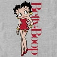 thumbnail image 2 of Men's Betty Boop Red Portrait  Graphic Tee Athletic Heather Small, 2 of 5