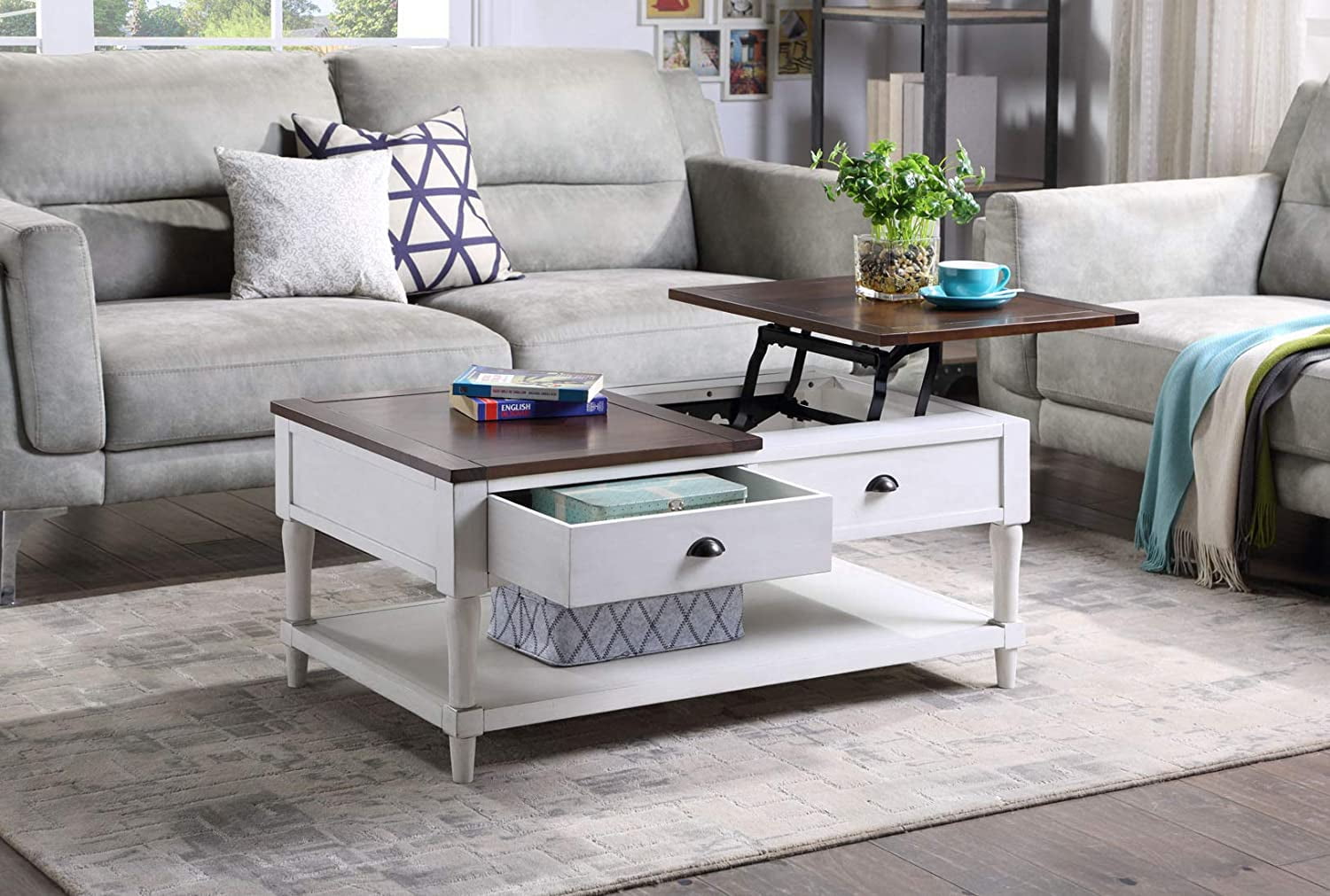 Living Room Table With Storage Lift Top