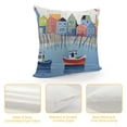 thumbnail image 4 of lobster Cove House Printed Poly Fill Throw Pillow,  Square, Home Decoration, 4 of 5