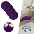 thumbnail image 2 of Coussin de Tabouret de Bar Rond Durable Doux Lavable Tabouret de Bar pour Chaise 12-18 Pouces Violet, 2 of 9